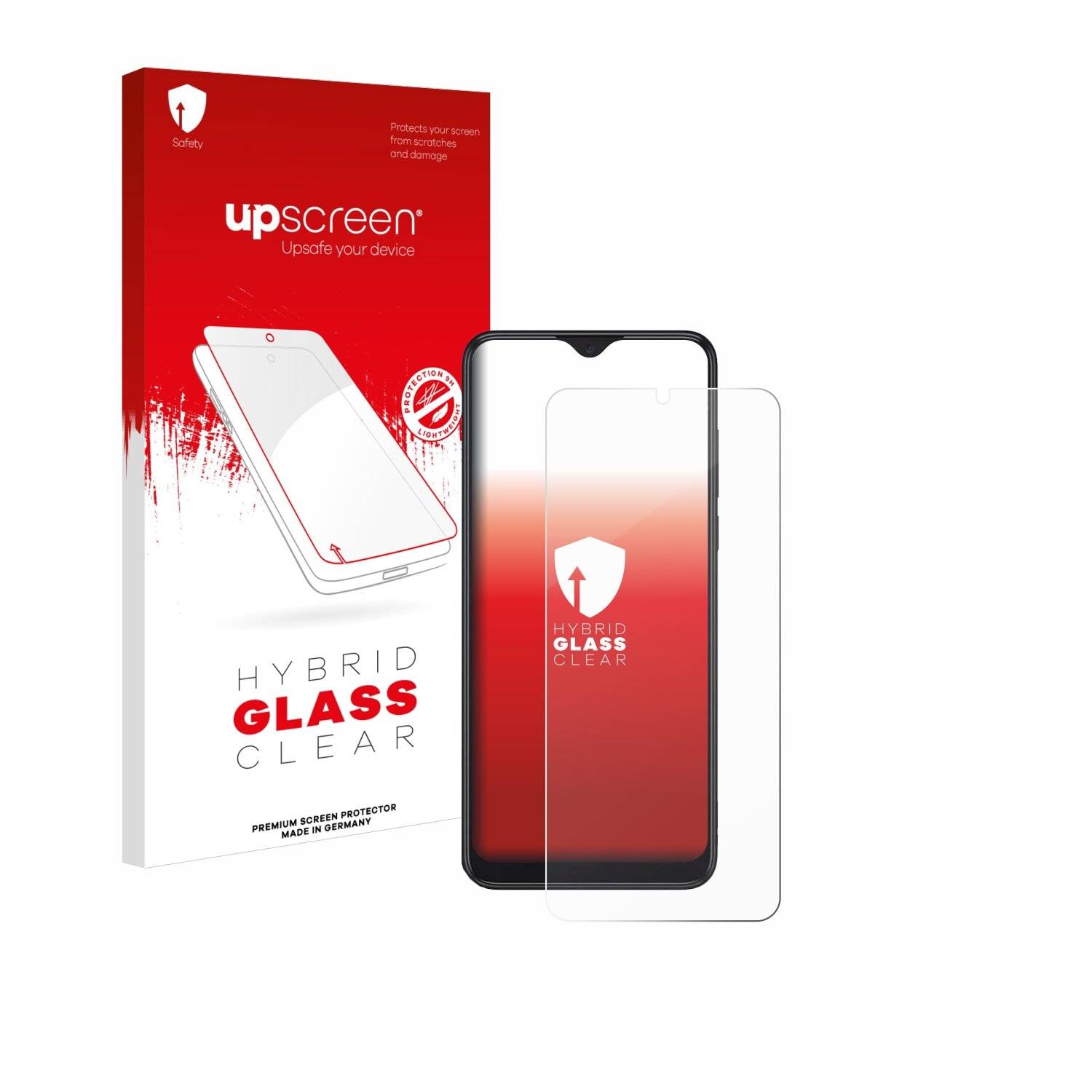upscreen Hybrid Glas Panzer-Folie für TCL