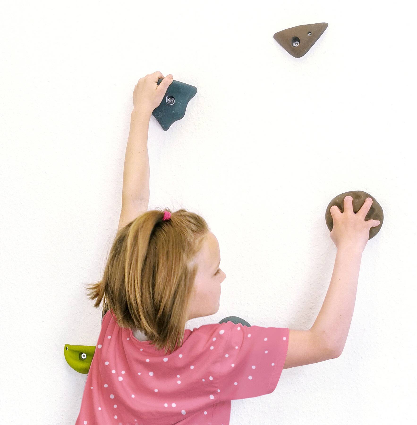 small foot Klettersteine Adventure Bewegungsspielzeug für Kinder, als Kletterwand flexibel nutzbar, ab 3 Jahren, 12311