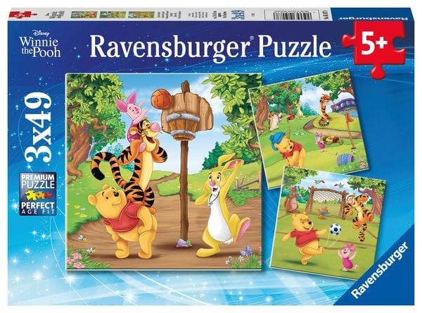 Puzzle Ravensburger WPU: Tag des Sports 3 X 49 Teile