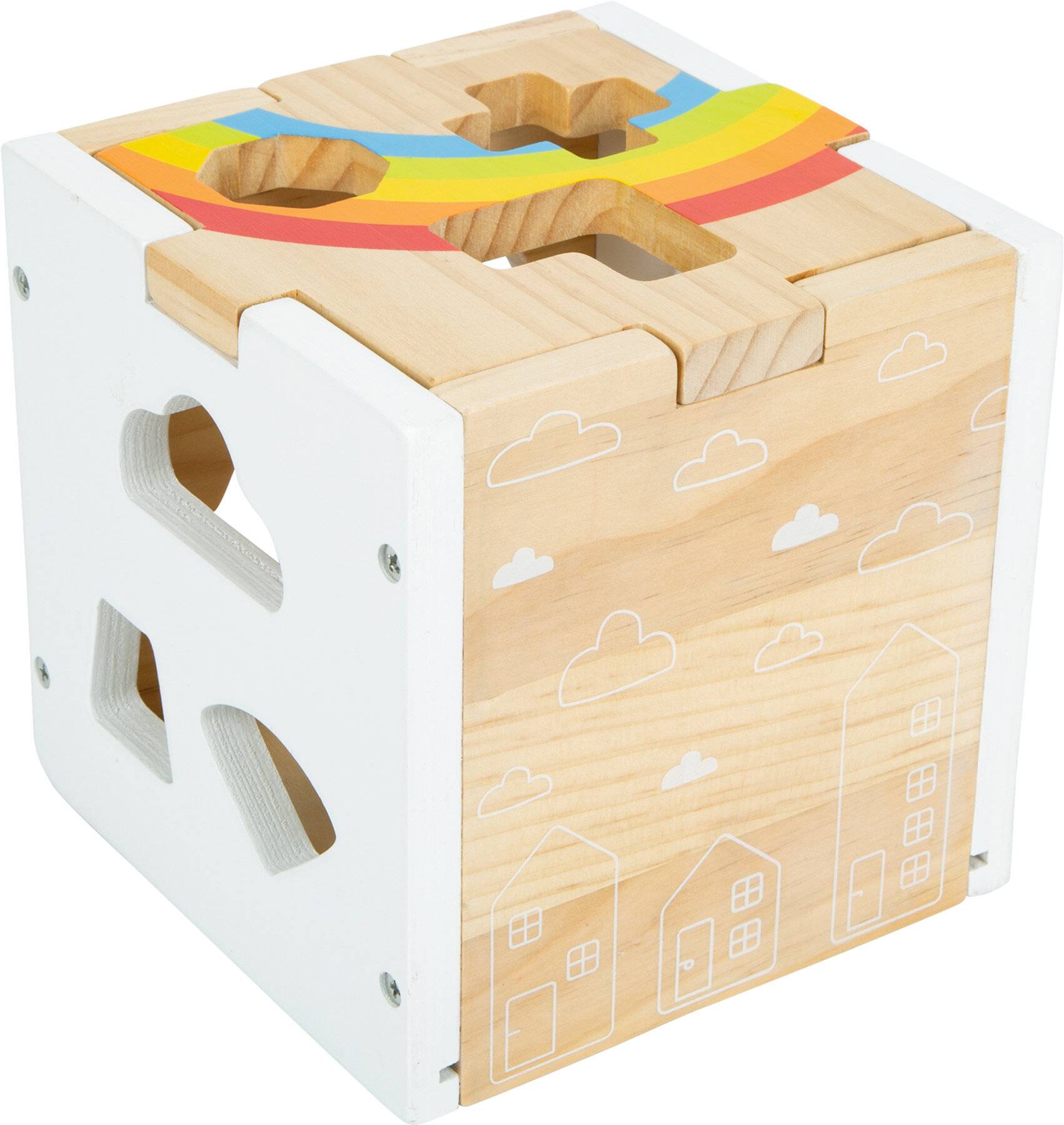 Steckwürfel Regenbogen