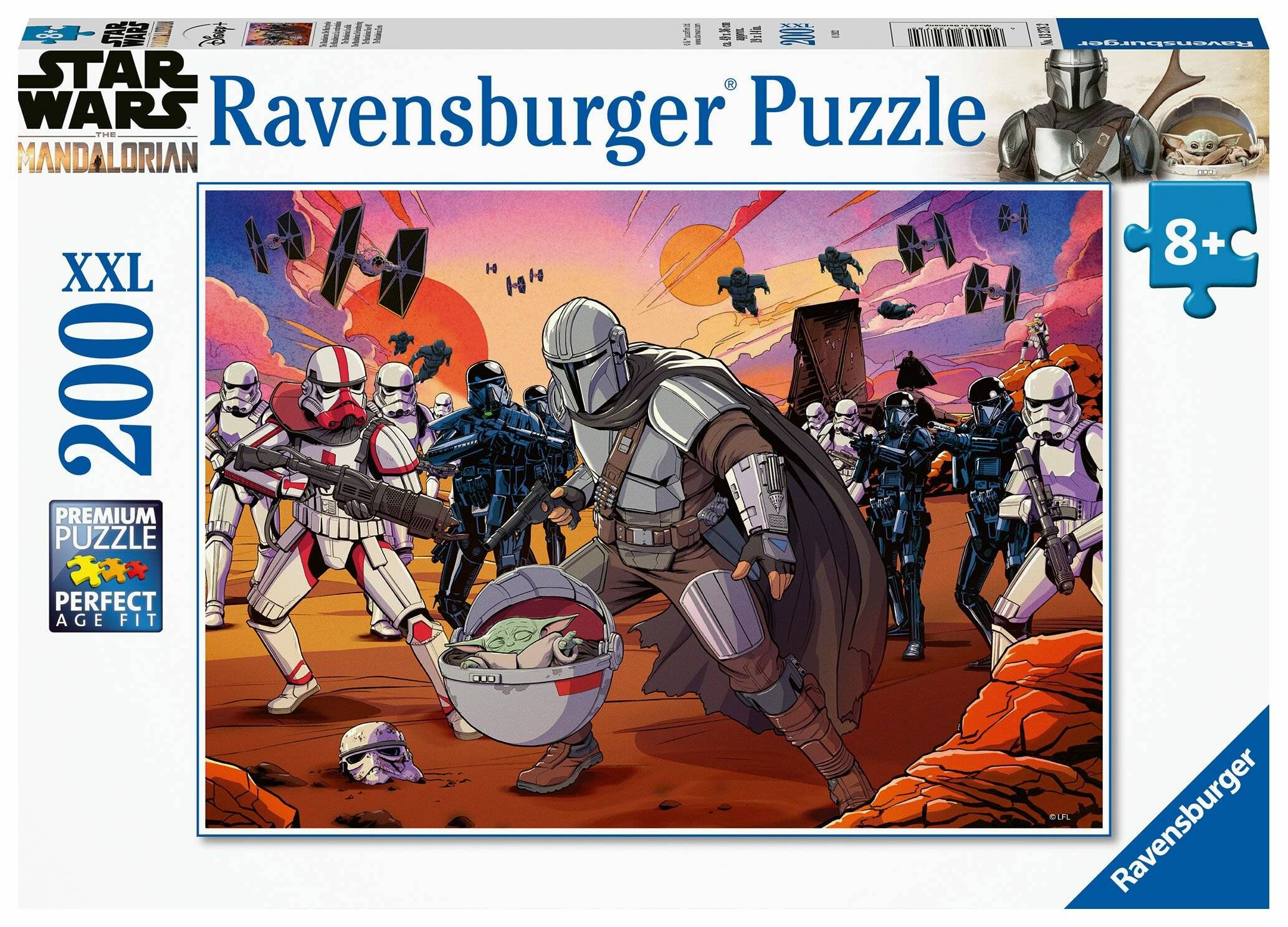 Ravensburger Star Wars Puzzle The Manddalorian: Face-Off (200 Teile)