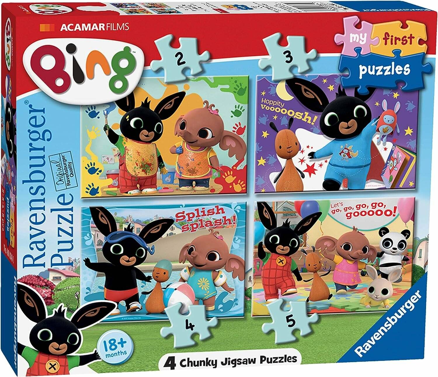 Meine ersten Puzzles - Bing, 4in1