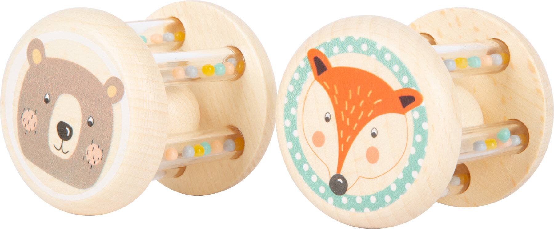 Babyrasseln Tiere Pastell