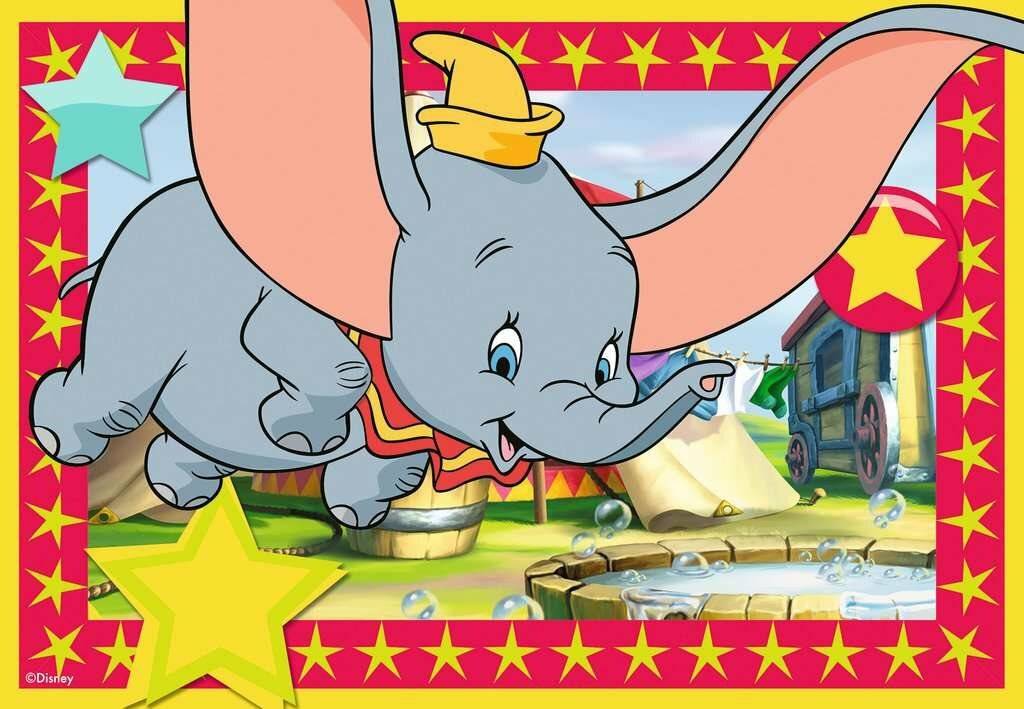 Disney Classics: Dombo und Dschungelbuch Jigsaw Puzzle, 2x12tlg.