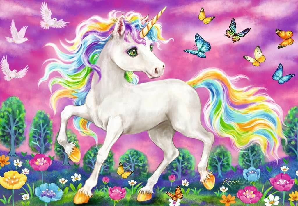 Ravensburger Puzzle Einhorn und Pegasus, 2x24tlg.