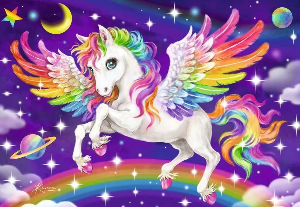 Ravensburger Puzzle Einhorn und Pegasus, 2x24tlg.