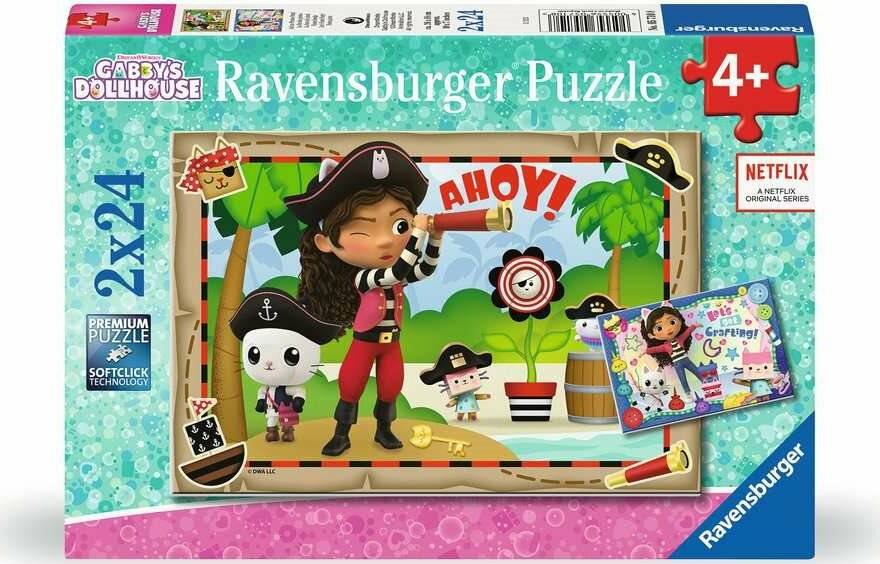 Kinderpuzzle Gabby's Dollhouse (2x 24 Teile)