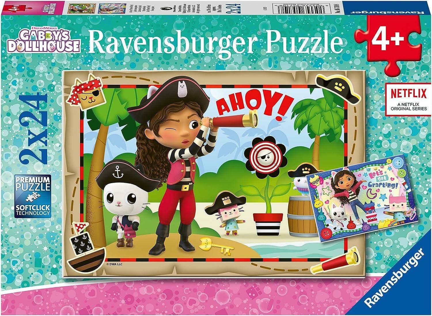 Kinderpuzzle Gabby's Dollhouse (2x 24 Teile)