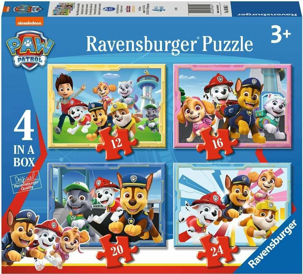PUZZLE 4 IN BOX PAW PATROL B 03065 RAVENSBURGUER