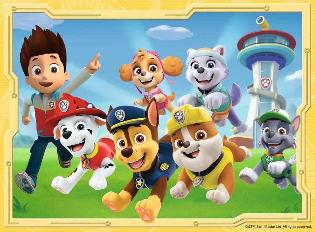 PUZZLE 4 IN BOX PAW PATROL B 03065 RAVENSBURGUER