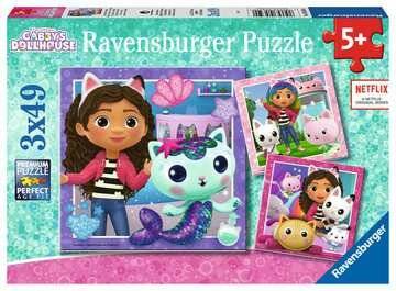 Ravensburger Ravensburger 5659 Puzzle Spielzeit mit Gabby 3 X 49 Teile