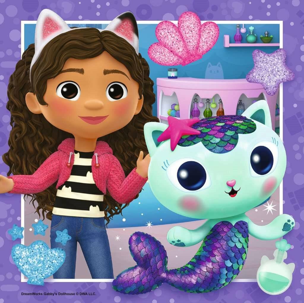 Ravensburger Ravensburger 5659 Puzzle Spielzeit mit Gabby 3 X 49 Teile