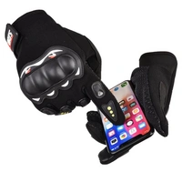 Motorrad-Handyhandschuhe mit Knöchelschutz Anti-Rutsch-Schicht Schwarz Motorrad-Handyhandschuhe mit Knöchelschutz Anti-Rutsch-Schicht Schwarz