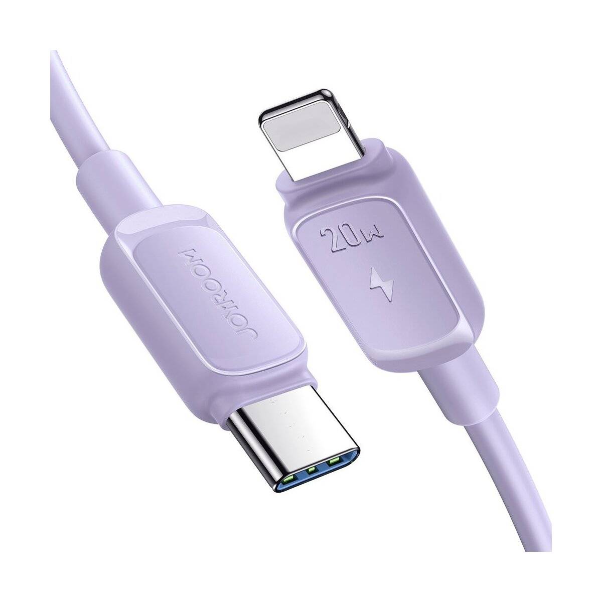 Joyroom Multi-Color Series A14 USB-C/ Lightning 20W Kabel 1,2 m – Lila