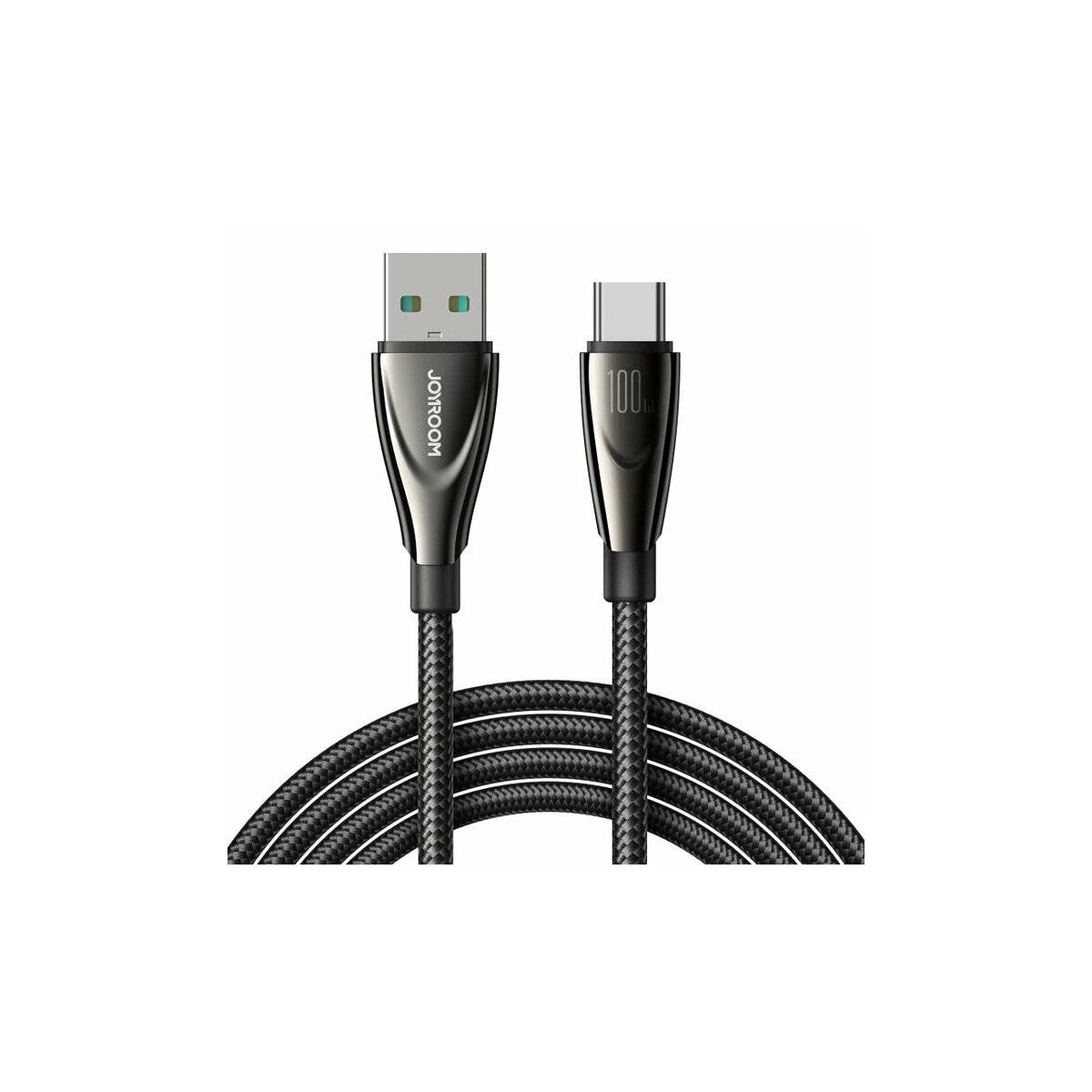 Joyroom Pioneer Series SA31-AC6 USB-A/USB-C-Kabel 100 W 1,2 m – schwarz