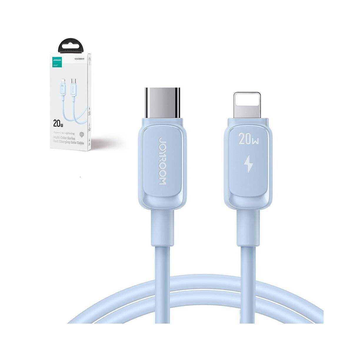 Joyroom USB C – Iphone -Kabel mit einer Leistungvon 20 W und einer Länge von 1,2 m Blau