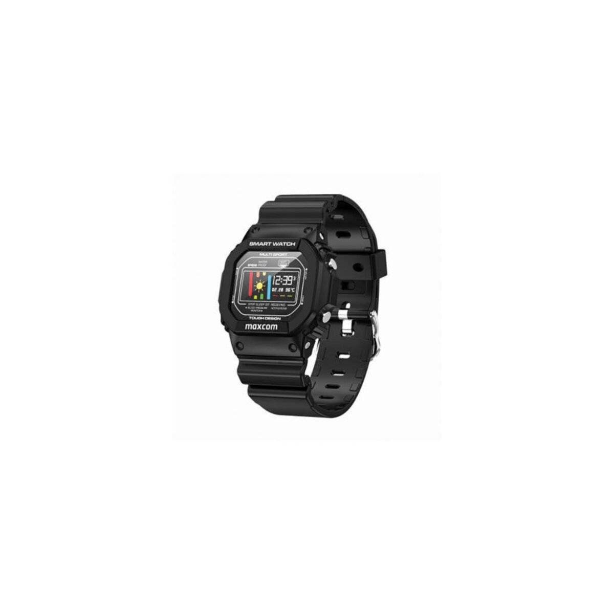 VitaTrack 0.96'' Fitness Smartwatch Schwarz