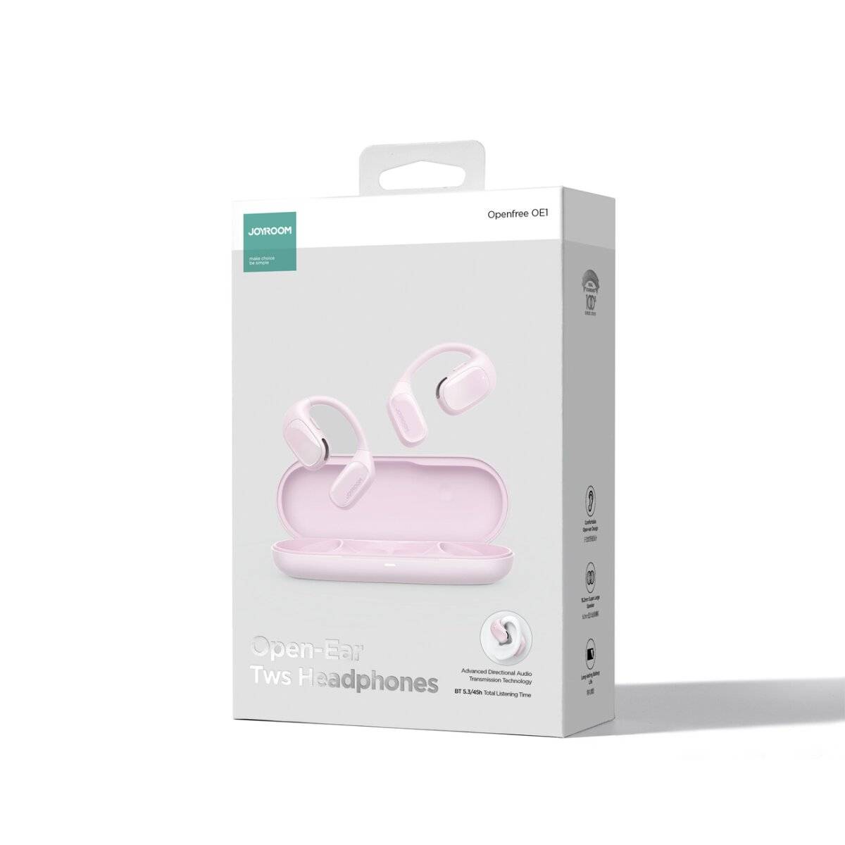 Joyroom Openfree JR-OE1 kabellose On-Ear-Kopfhörer Rosa