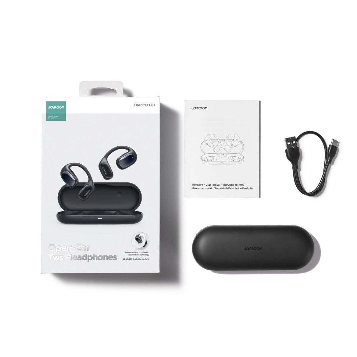 Joyroom Openfree JR-OE1 kabellose On-Ear-Kopfhörer Dunkelblau