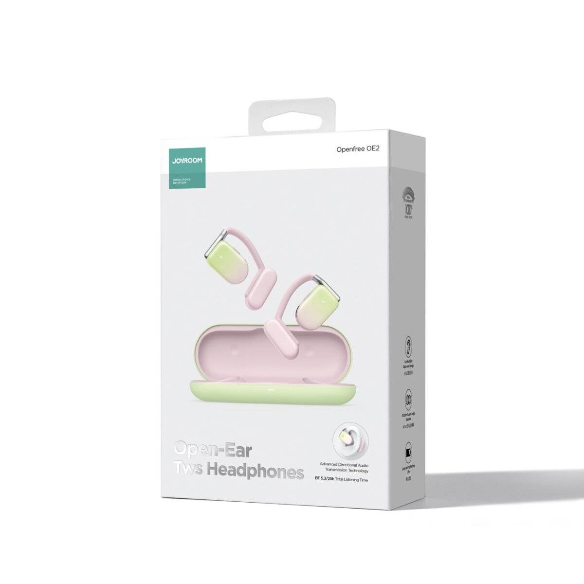 Joyroom Openfree JR-OE2 TWS kabellose Kopfhörer Open Ear Rosa