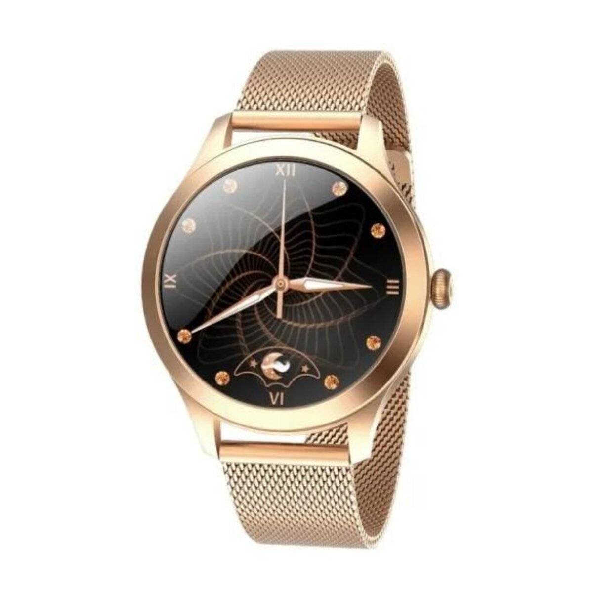 Maxcom FW42 Gold  Elegante Smartwatch mit 1,09 Zoll Display und vielseitigen Funktionen