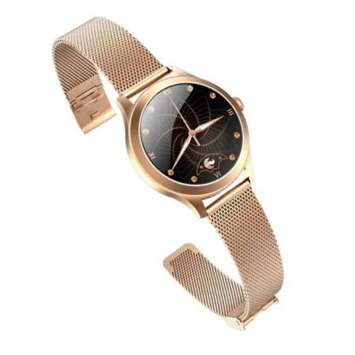 Maxcom FW42 Gold  Elegante Smartwatch mit 1,09 Zoll Display und vielseitigen Funktionen