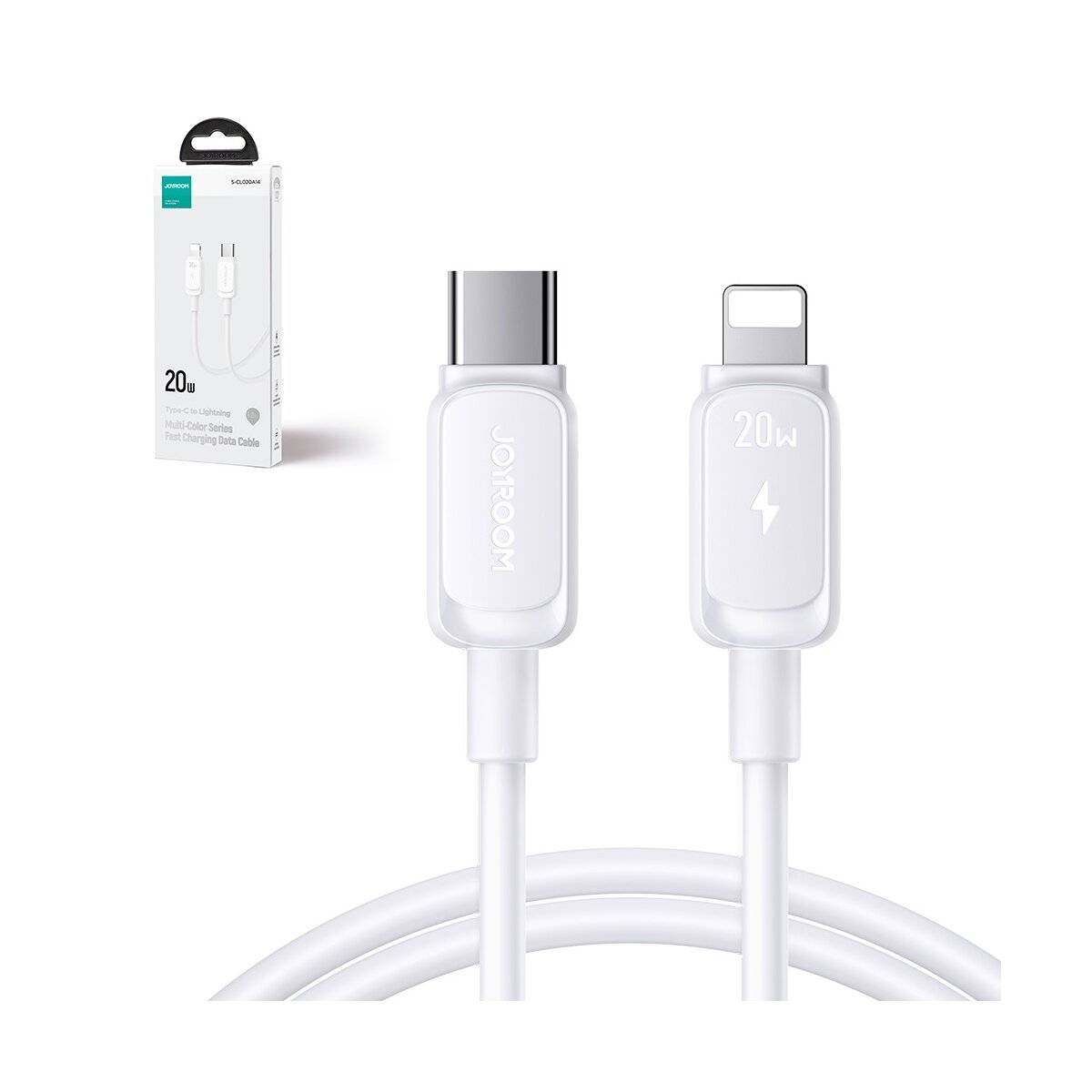 Joyroom USB C – Iphone -Kabel mit einer Leistungvon 20 W und einer Länge von 1,2 m Weiß