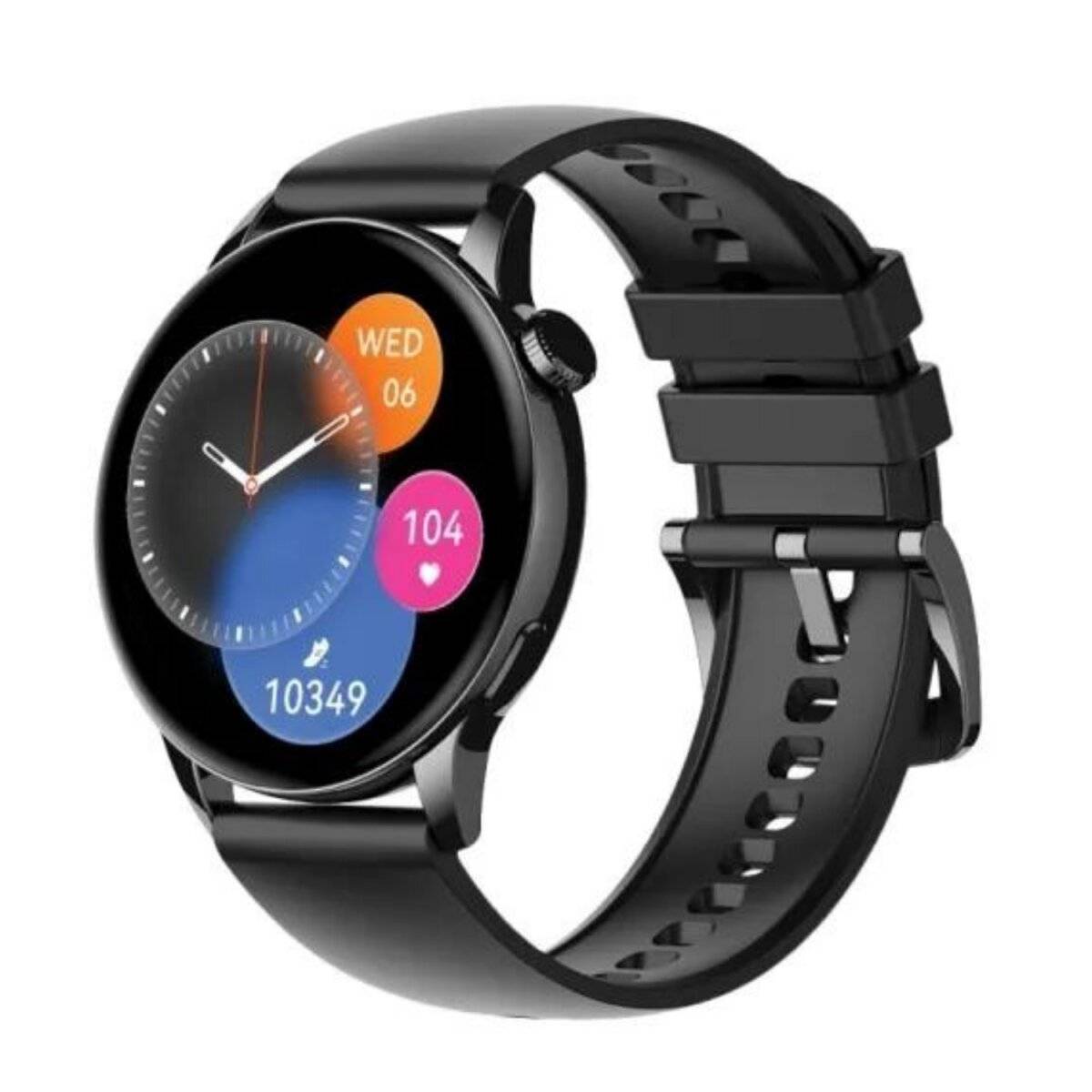 Maxcom FW58 Vanad Pro Schwarz  Elegante Smartwatch mit 1,3 Zoll AMOLED-Display und vielseitigen Funktionen