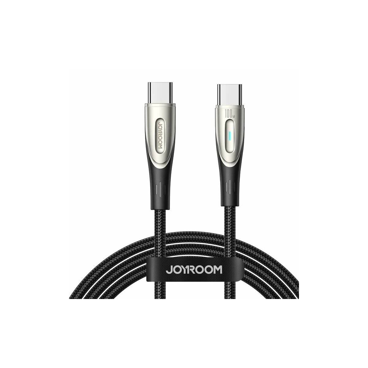 Joyroom Star-Light Series SA27-CC5 USB-C/USB-C-Kabel 100 W 1,2 m – schwarz