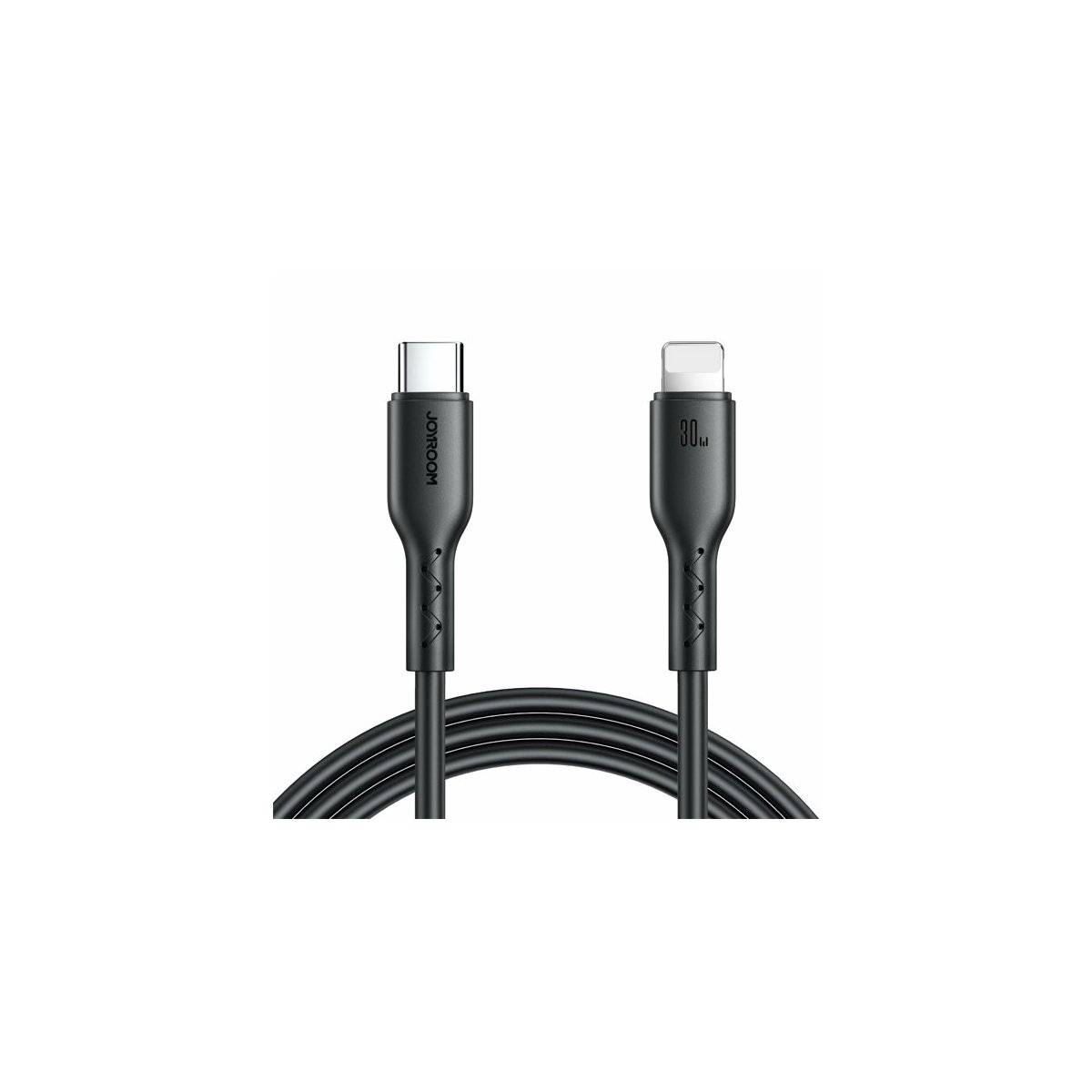 Joyroom Flash-Charge Series SA26-CL3 USB-C/ Iphone -Kabel 30 W 2 m – schwarz