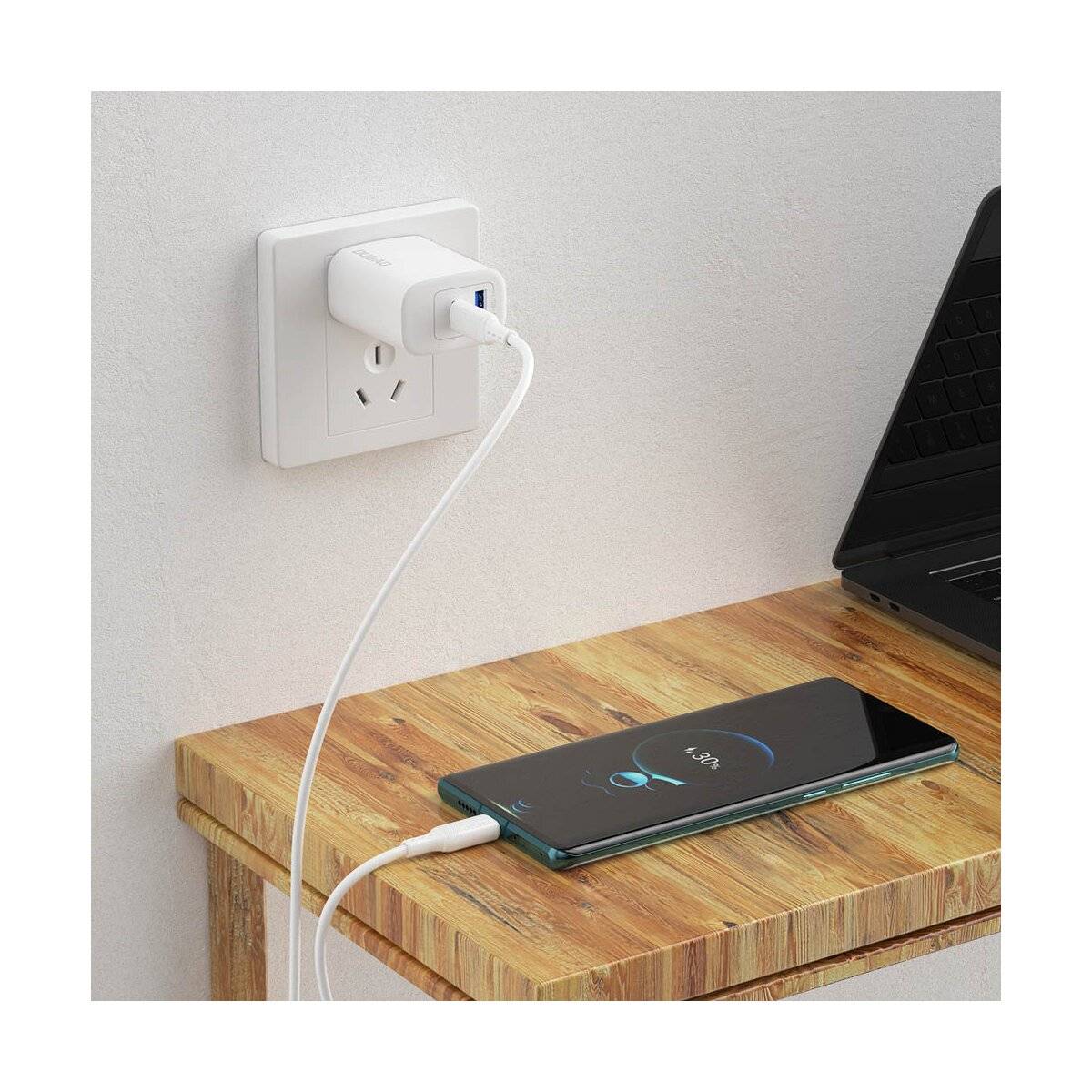 Dudao L5S USB Typ C Kabel zum Laden und Datentransfer 100W PD 1m weiß