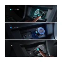 Joyroom JR-CCN02 70W 2x USB C Autoladegerät mit LED-Hintergrundbeleuchtung - Schwarz Joyroom JR-CCN02 70W 2x USB C Autoladegerät mit LED-Hintergrundbeleuchtung - Schwarz