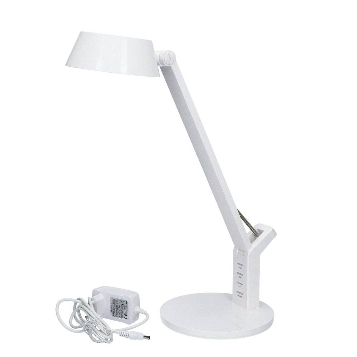 Maxcom GlowPro 8W Dimmbare LED-Tischlampe Weiß