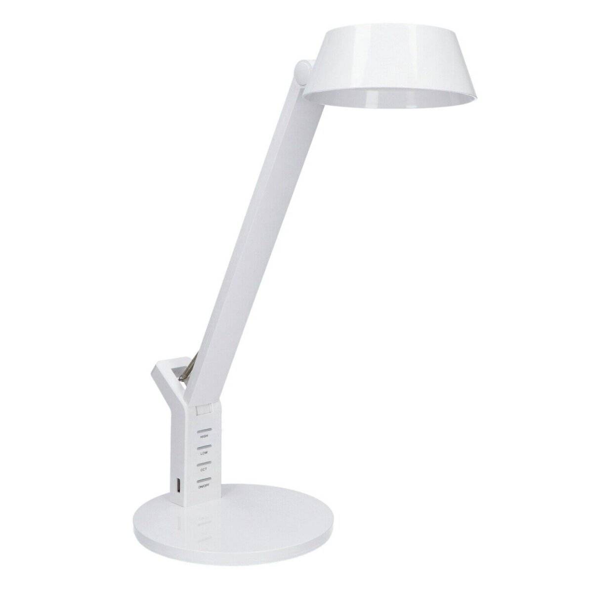 Maxcom GlowPro 8W Dimmbare LED-Tischlampe Weiß