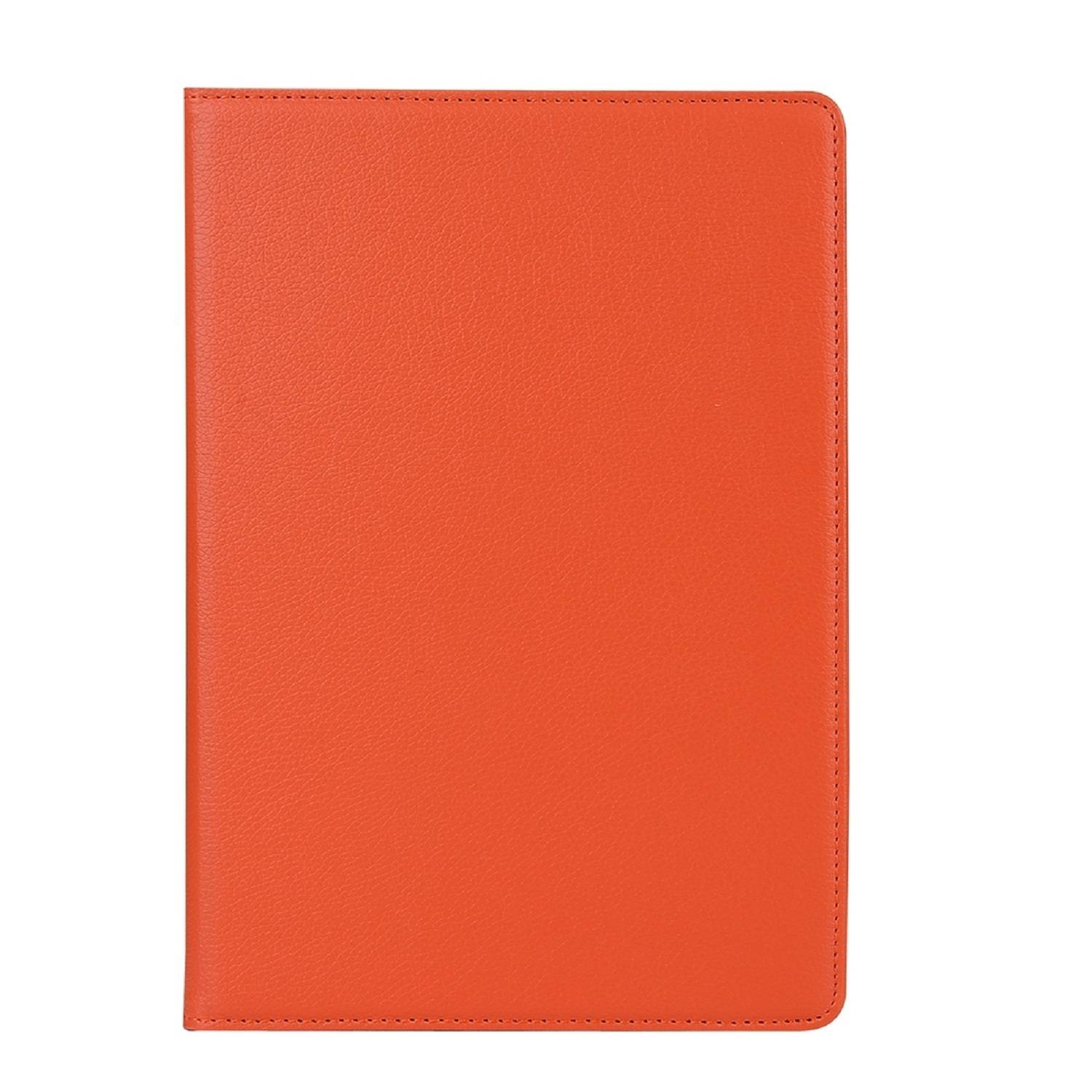 Schutzhülle für iPad Air 10.9 2020 2021 2022 Tablet Hülle Schutz Tasche Case Cover Orange 360 Grad drehbar Rotation Bumper