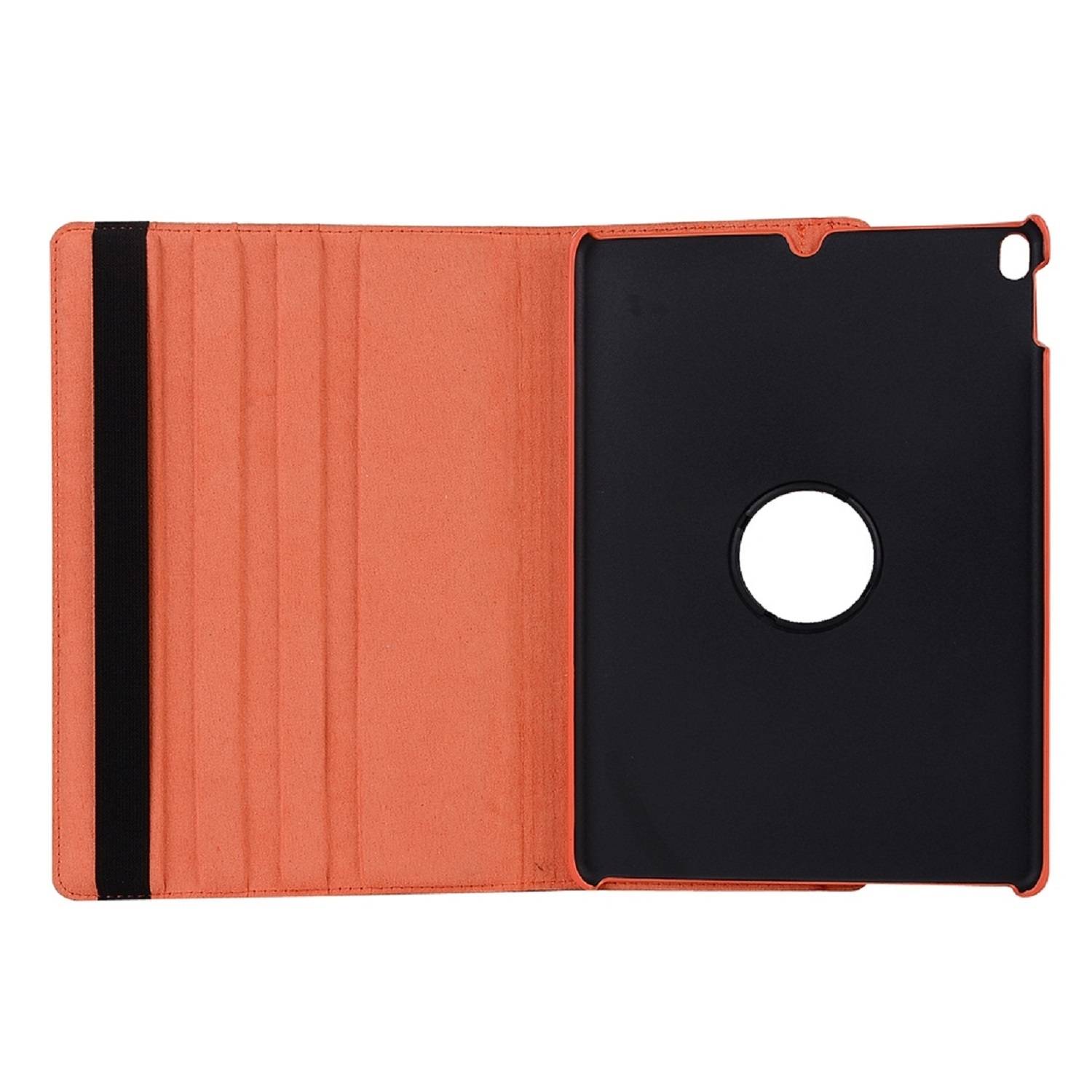 Schutzhülle für iPad Air 10.9 2020 2021 2022 Tablet Hülle Schutz Tasche Case Cover Orange 360 Grad drehbar Rotation Bumper