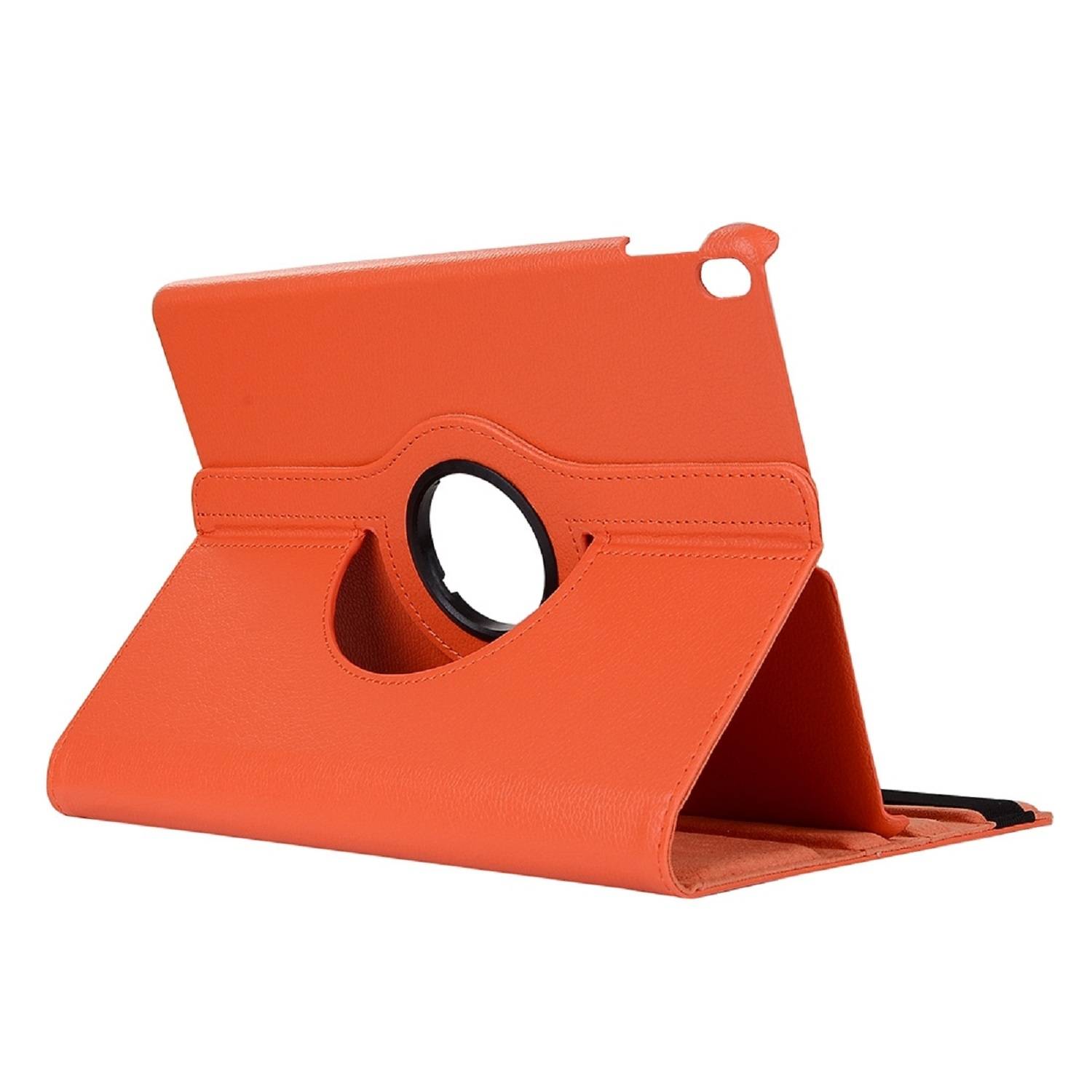 Schutzhülle für iPad Air 10.9 2020 2021 2022 Tablet Hülle Schutz Tasche Case Cover Orange 360 Grad drehbar Rotation Bumper