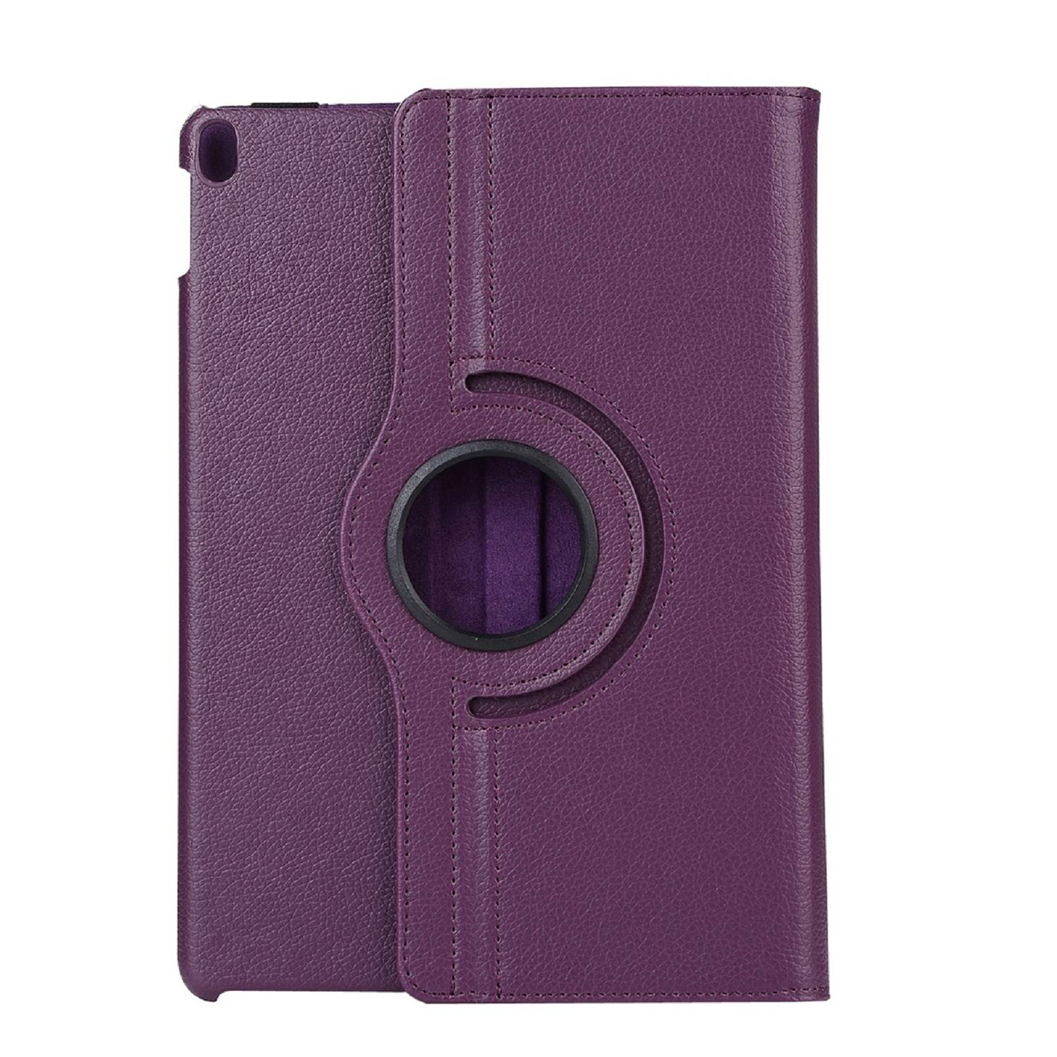 1x Schutzhülle für iPad Pro 12.9 (2018-2019-2020-2021) Tablet Hülle Schutz Tasche Case Cover Lila 360 Grad drehbar Rotation Bumper