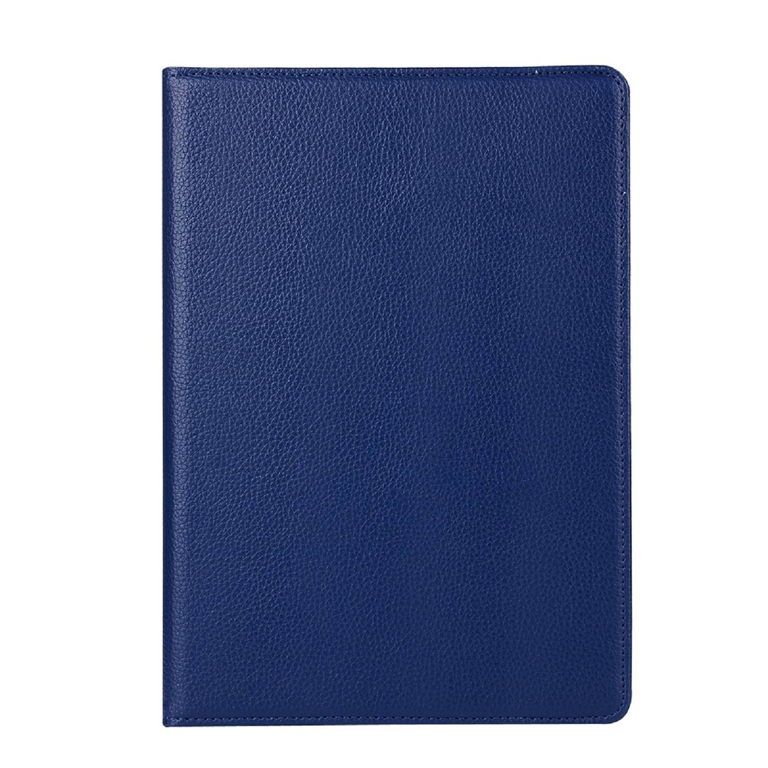 1x Schutzhülle für iPad Pro 12.9 (2018-2019-2020-2021) Tablet Hülle Schutz Tasche Case Cover Blau 360 Grad drehbar Rotation Bumper