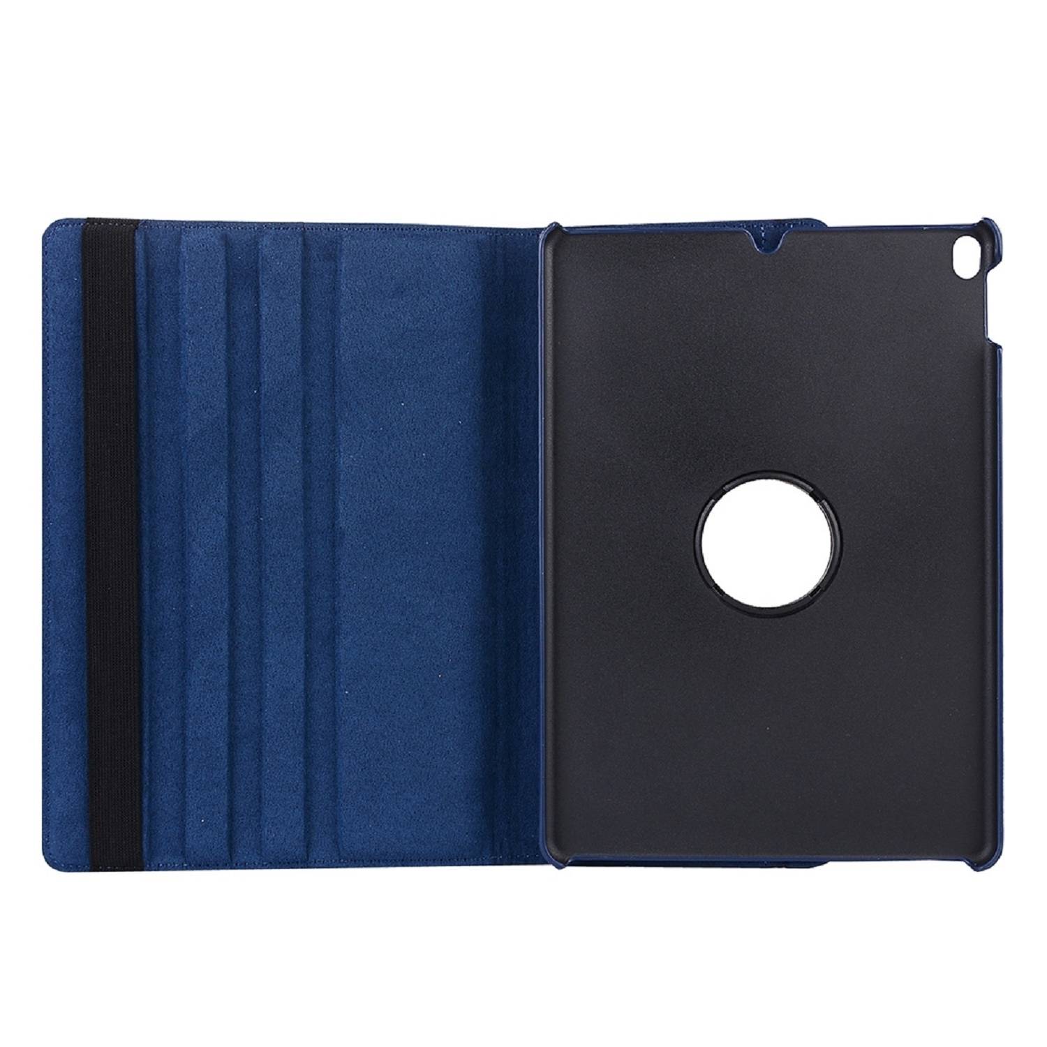 1x Schutzhülle für iPad Pro 12.9 (2018-2019-2020-2021) Tablet Hülle Schutz Tasche Case Cover Blau 360 Grad drehbar Rotation Bumper