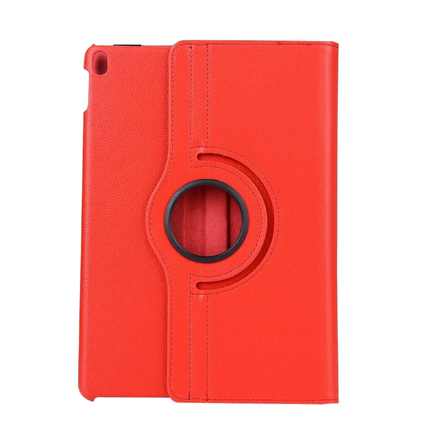 Schutzhülle für iPad Air 10.9 2020 2021 2022 Tablet Hülle Schutz Tasche Case Cover Rot 360 Grad drehbar Rotation Bumper