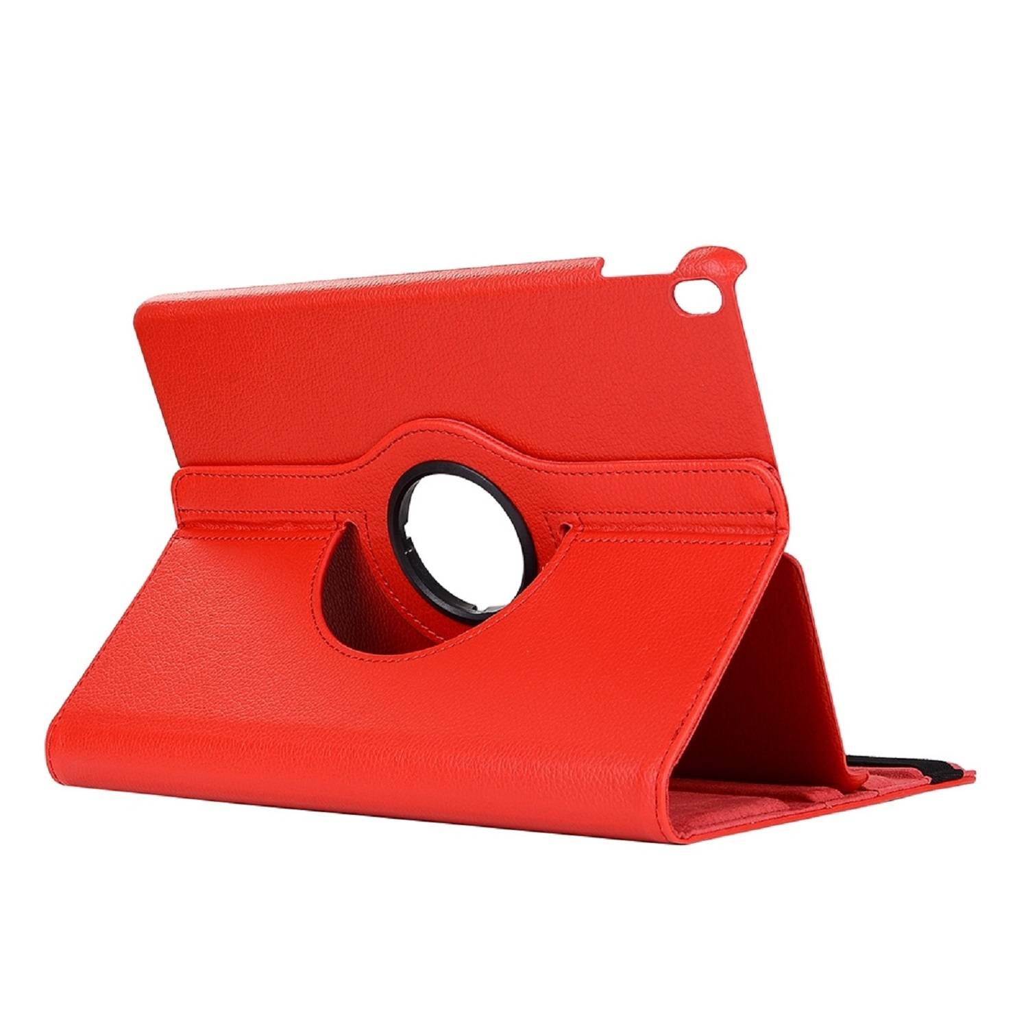 Schutzhülle für iPad Air 10.9 2020 2021 2022 Tablet Hülle Schutz Tasche Case Cover Rot 360 Grad drehbar Rotation Bumper