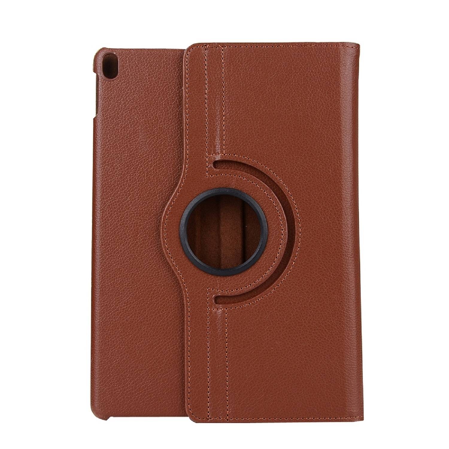 1x Schutzhülle für iPad Pro 12.9 (2018-2019-2020-2021) Tablet Hülle Schutz Tasche Case Cover Braun 360 Grad drehbar Rotation Bumper