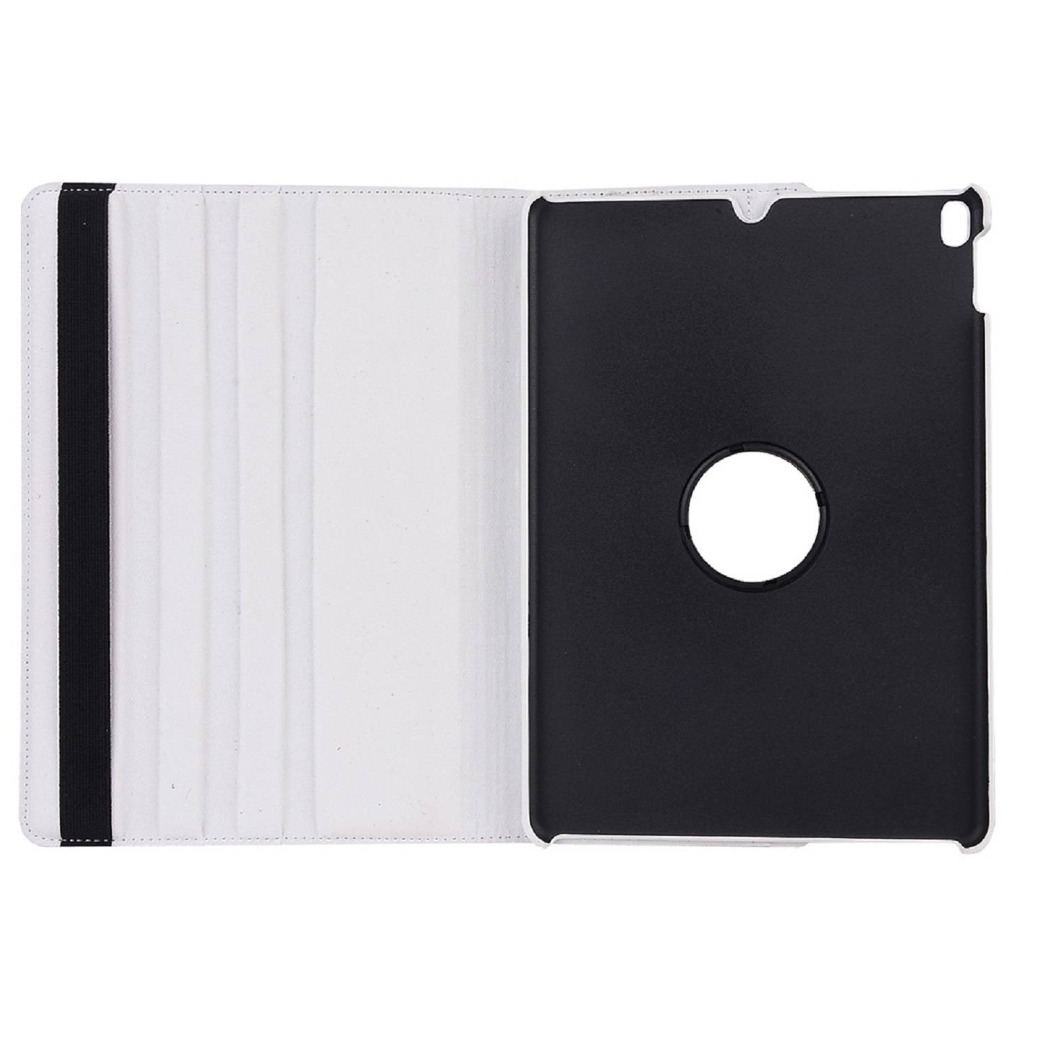 Schutzhülle für iPad Air 10.9 2020 2021 2022 Tablet Hülle Schutz Tasche Case Cover Weiß 360 Grad drehbar Rotation Bumper
