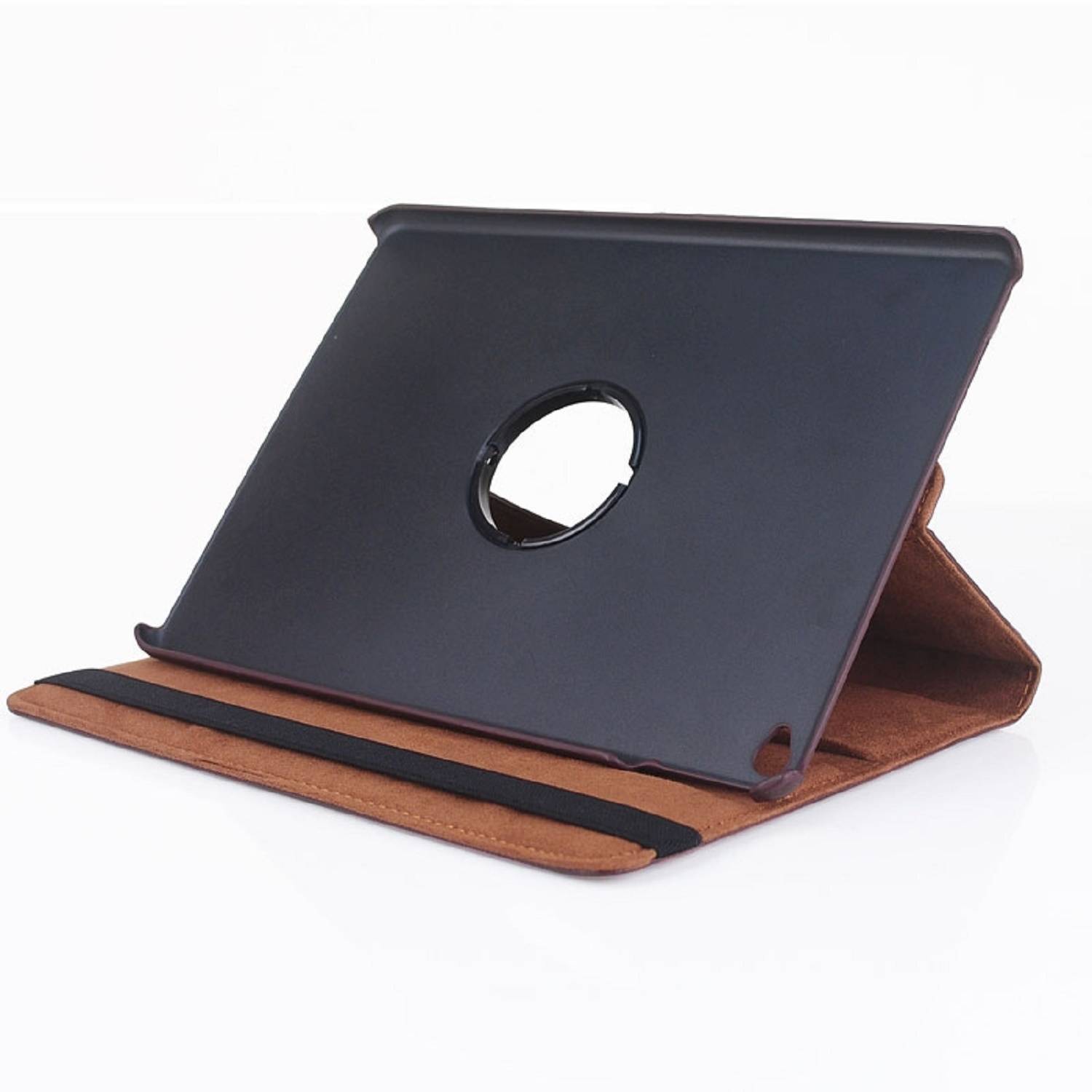 Schutzhülle für iPad Air 2 9.7 Tablet Hülle Schutz Tasche Case Cover Braun 360 Grad drehbar Rotation Bumper