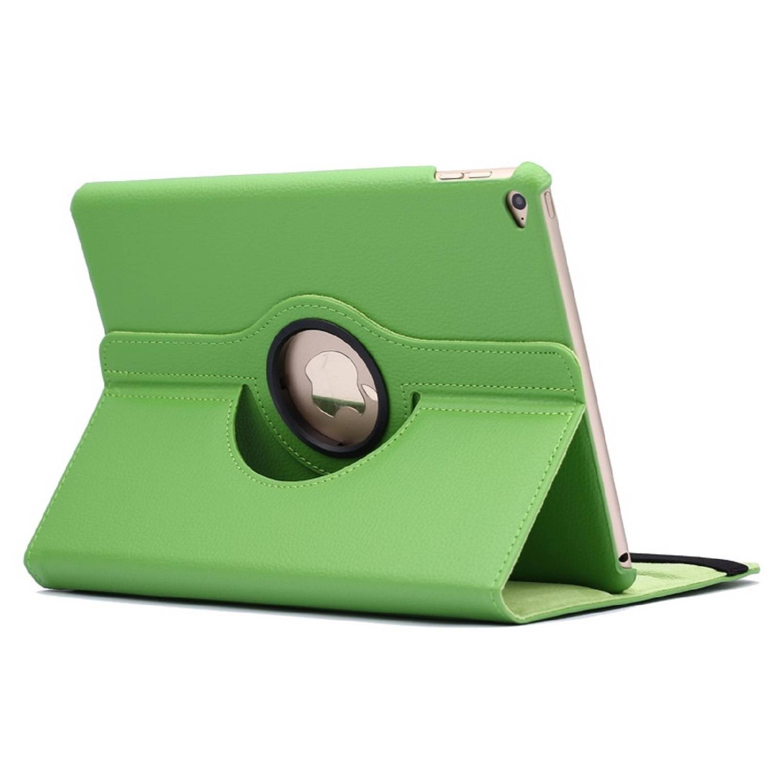 Schutzhülle für iPad Air 2 9.7 Tablet Hülle Schutz Tasche Case Cover Grün 360 Grad drehbar Rotation Bumper