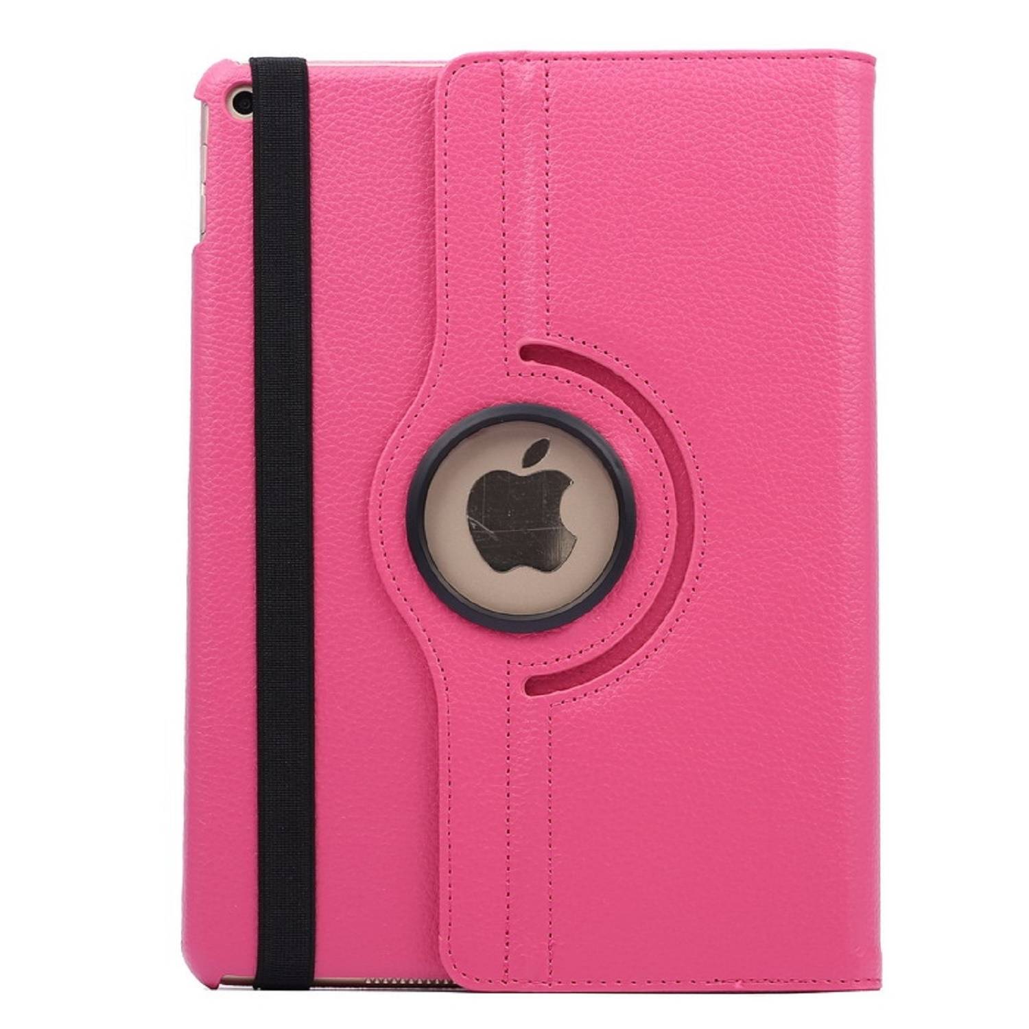 Schutzhülle für iPad Air 2 9.7 Tablet Hülle Schutz Tasche Case Cover Rose 360 Grad drehbar Rotation Bumper
