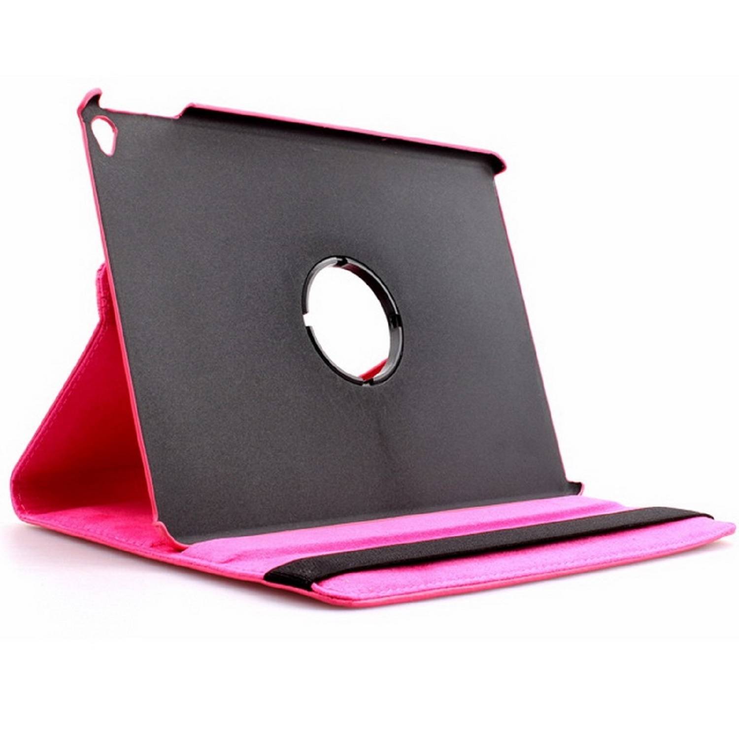 Schutzhülle für iPad Air 2 9.7 Tablet Hülle Schutz Tasche Case Cover Rose 360 Grad drehbar Rotation Bumper