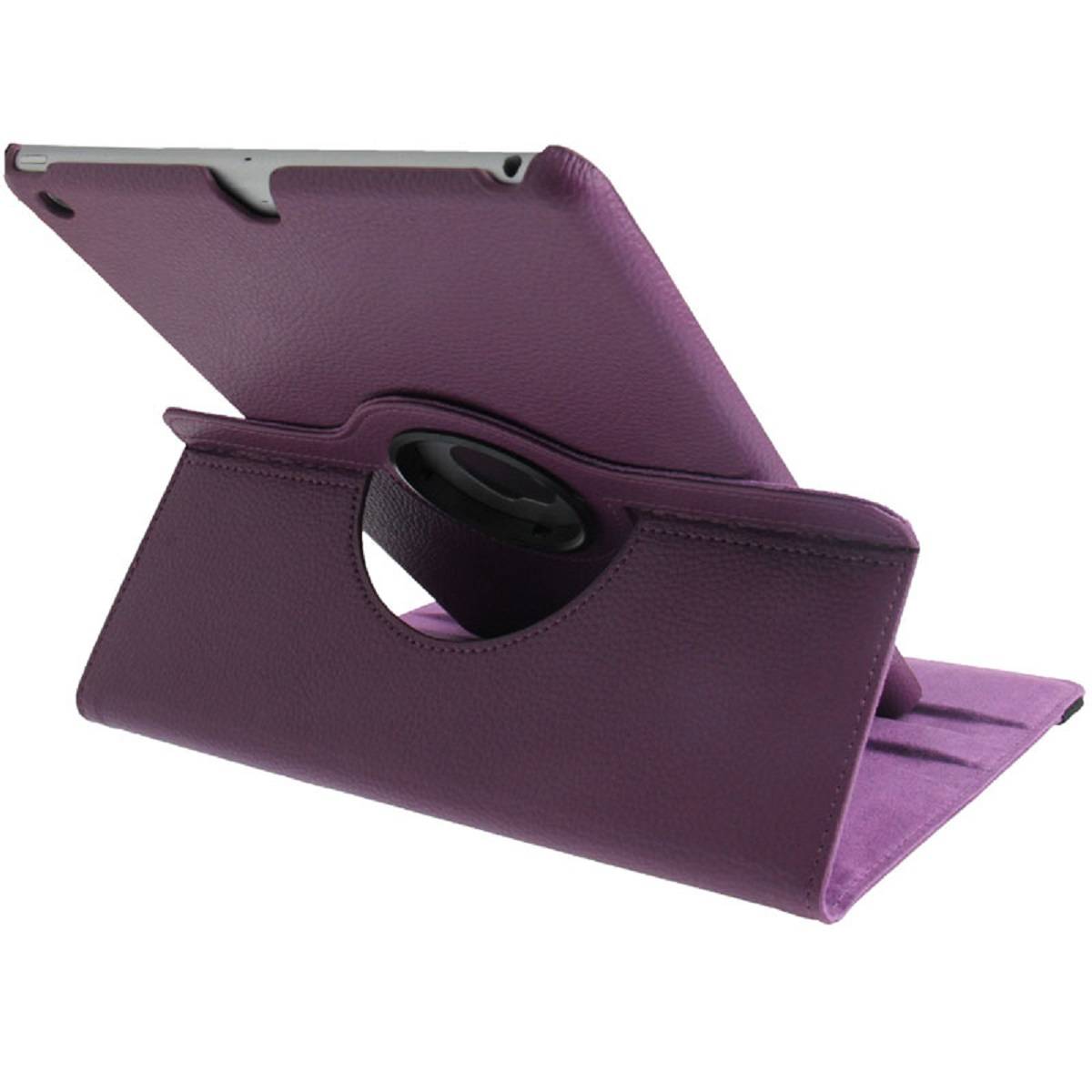 Schutzhülle für iPad Mini 1/2/3 Tablet Hülle Schutz Tasche Case Cover Lila 360 Grad drehbar Rotation Bumper