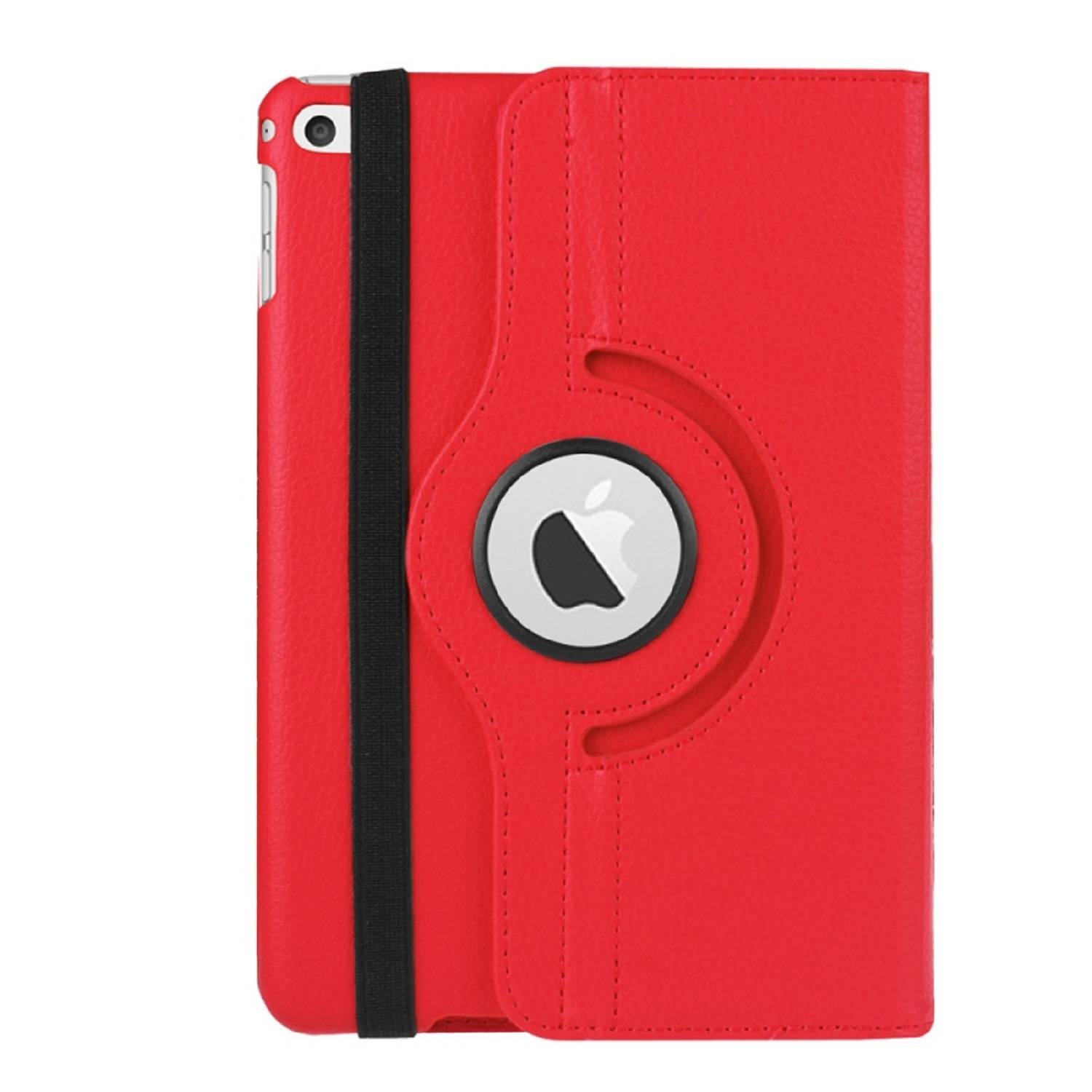 Schutzhülle für iPad Mini 1/2/3 Tablet Hülle Schutz Tasche Case Cover Rot 360 Grad drehbar Rotation Bumper